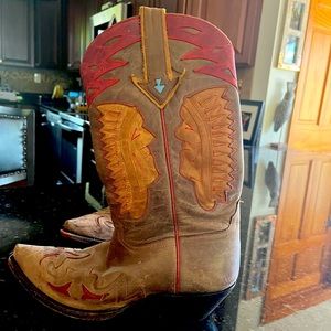 Black Star cowboy boots